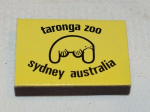 Taronga Zoo Kangaroo and Joey Sydney Australia Matchbox