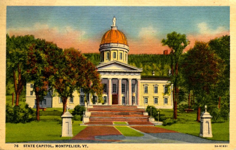 VT - Montpelier. State Capitol    