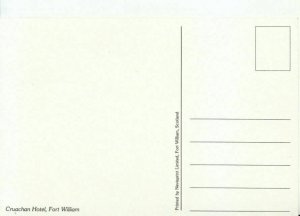 Scotland Postcard - Cruachan Hotel - Fort William - Inverness-shire  Ref 10424A