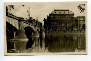 490585 Czechoslovakia Prague folk theater Vintage photo postcard