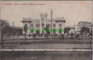 Egypt Postcard - Cairo, Pont Limoun Railway Station  RS36620