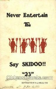 Twenty Three (23) Skidoo Post Cards Postcards  