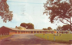 Fredericton New Brunswick Canada 1958 Postcard Fort Nashwaak Motel