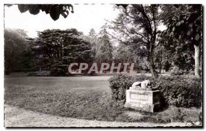 Old Postcard Montmorency and the Cedar of Lebanon Lion