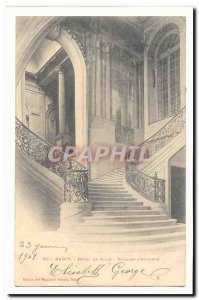 Nancy Postcard Old City Hall Staircase & # 39honneur