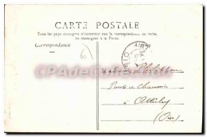 Old Postcard Noyon Monumental Fountain