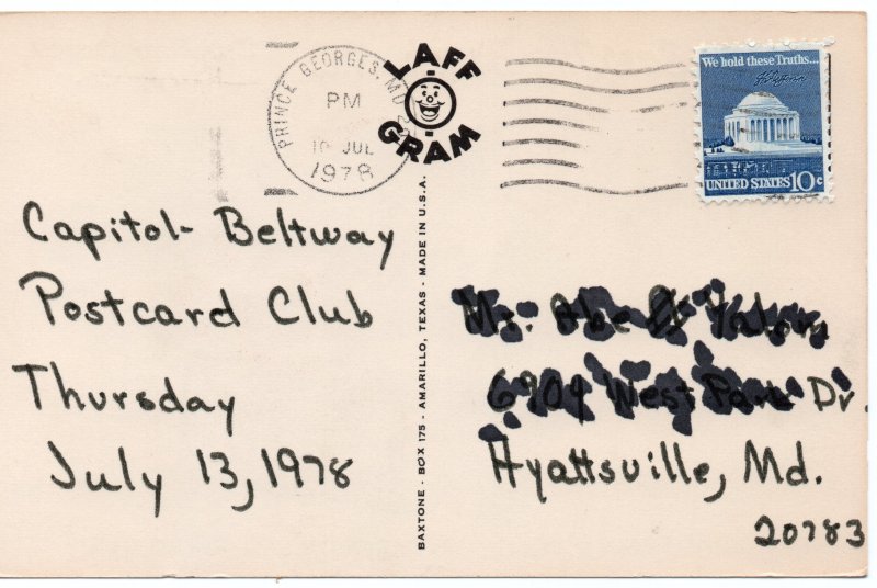 11127 Comic Postcard, Carolina Beach, North Carolina