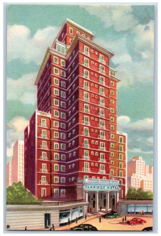Argentina Postcard Claridge Hotel Central Skyscraper In Buenos Aires c1950's
