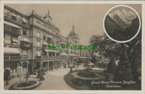 Switzerland Postcard - Grand Hotel Victoria Jungfrau, Interlaken  RS25139