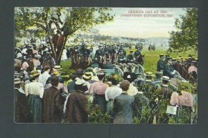 1907 Post Card Jamestown Expo Georgia Day