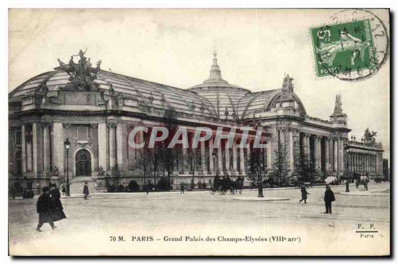 Old Postcard Paris Grand Palais des Champs Elysees VIII