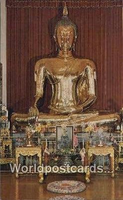 Golden Buddha Bangkok Thailand Unused 