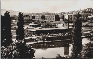 Hungary Budapest Ifjusagi Park Vintage RPPC C094