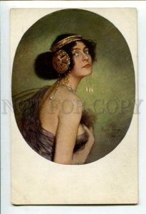 3101236 BELLY DANCER Salome HAREM by PAUSINGER vintage PC