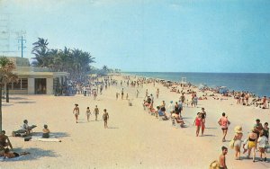 1967 Miami FL Haulover Beach Park Well Known For It's Options  Postcard