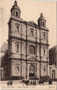 CPA Rennes Eglise Toussaint (1237043)