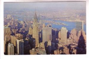 Midtown Manhattan, Chrysler and UN Buildings, New York City,