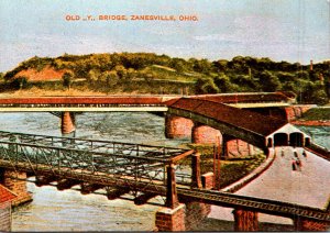 Ohio Zanesville Old Y Bridge