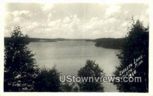 Real Photo - Eveleyth Lake - Eveleth, Minnesota MN Postcard