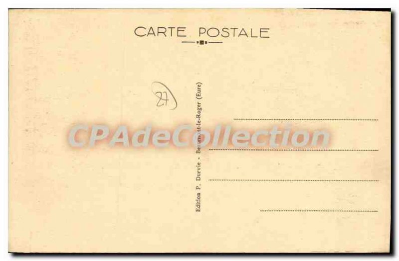 Postcard Old Beaumont Roger Monument Aux Morts