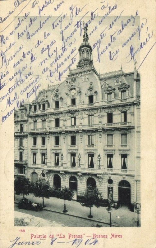 argentina, BUENOS AIRES, Palacio de La Prensa (1904) Postcard