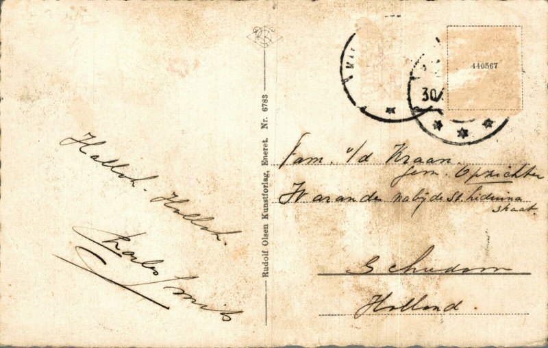 Denmark Kalundborg Kordilgade Vintage Postcard 08.72