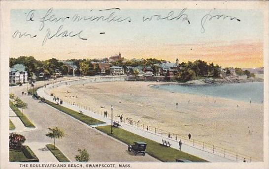 Massachusetts Swampscott The Boulevard And Beach