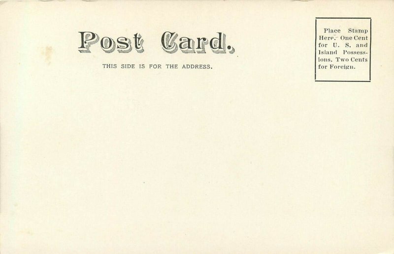 c1905 Postcard; Fitch Bros. Store, East Sebago ME Cumberland County unposted
