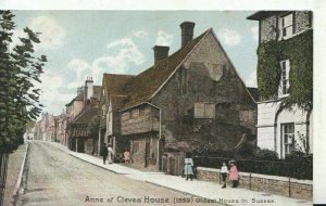 Sussex Postcard - Anne of Cleves' House - [1559] - Oldest House SussexRef TZ6378