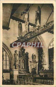 Old Postcard Lampaul (Finistere) Brittany La Douce France Great carved beam (...