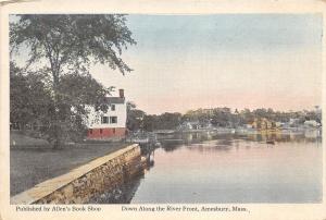 BF35917 mass USA amesbury down along the river front  front/back scan