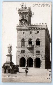 RPPC Repubblica di SAN MARINO Palazzo Governativo Postcard