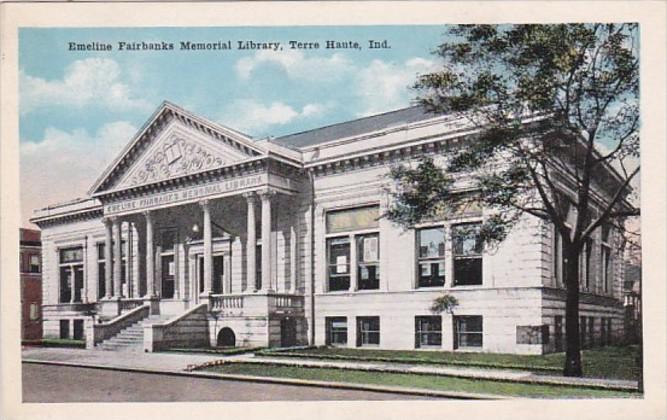 Indiana Terre Haute Emeline Fairbanks Memorial Library