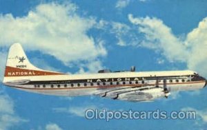 National Airlines Inc. Lockheed L-188A Electra Airplane, Airport Unused 