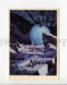 3090094 RUSSIAN 1963 Space imagination by Sokolov Old PC#3