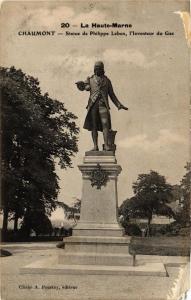 CPA CHAUMONT Statue de Philippe Lebon (616345)