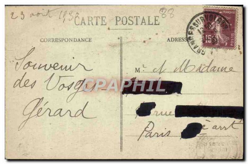 Old Postcard Gerardmer Vue Prize De La Roche Du Rein