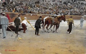 El Arrastre Bull Fighing, Bullfighting 1911 