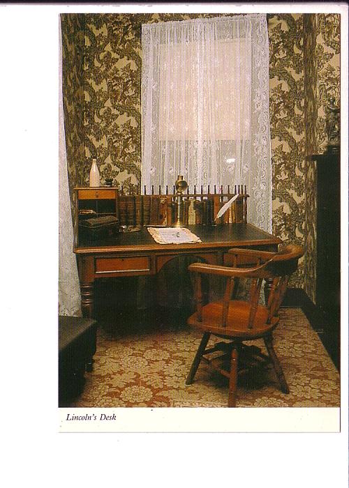 Lincoln's Desk, Lincoln's Home, Interior, Springfield, Illinois, 