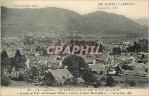 Old Postcard Vosges Remiremont General view taken from the foot of the Fort P...