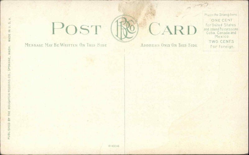 Seattle Washington WA Welch Building c1900s-20s Postcard