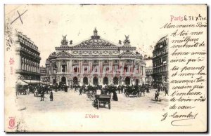 Old Postcard The Paris Opera