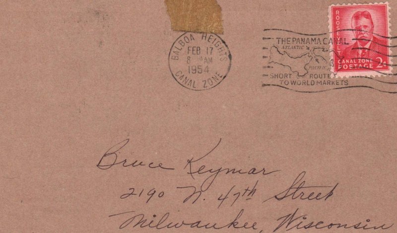 Radio QSL Balboa Heights,Canal Zone