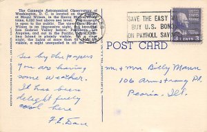 Mount Wilson Observatory CA, USA Space PU Unknown 