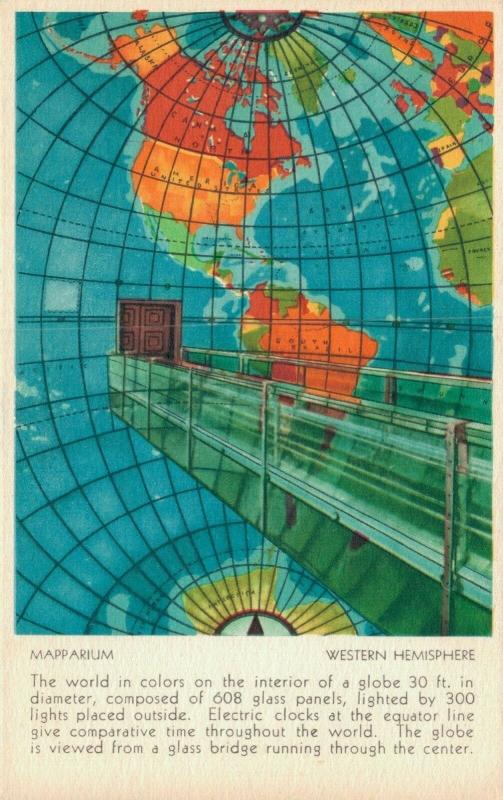 USA Mapparium Western Hemsphere 01.64