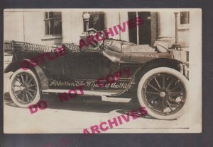 Kokomo INDIANA RPPC c1915 AVERTISING Car APPERSON AUTOMOBILE Wizard of the Hills