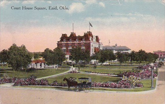 Oklahoma Enid Court House Square