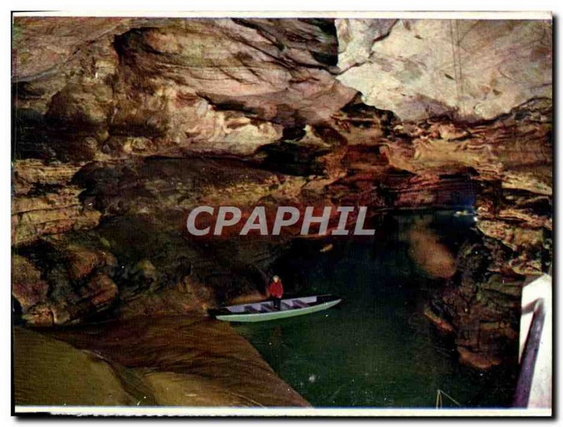 Postcard Modern Padirac Cascade Lake Grandes Gours