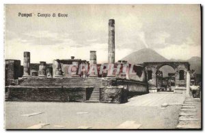 Old Postcard Pompei Tempio di Giove