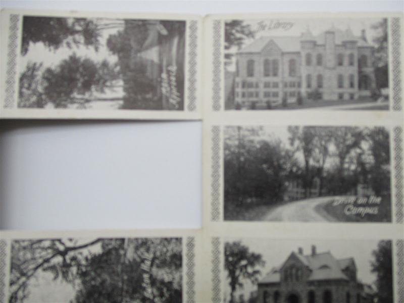 Multi View Folding Colgate University, Hamilton New York c1912 Postcard L10